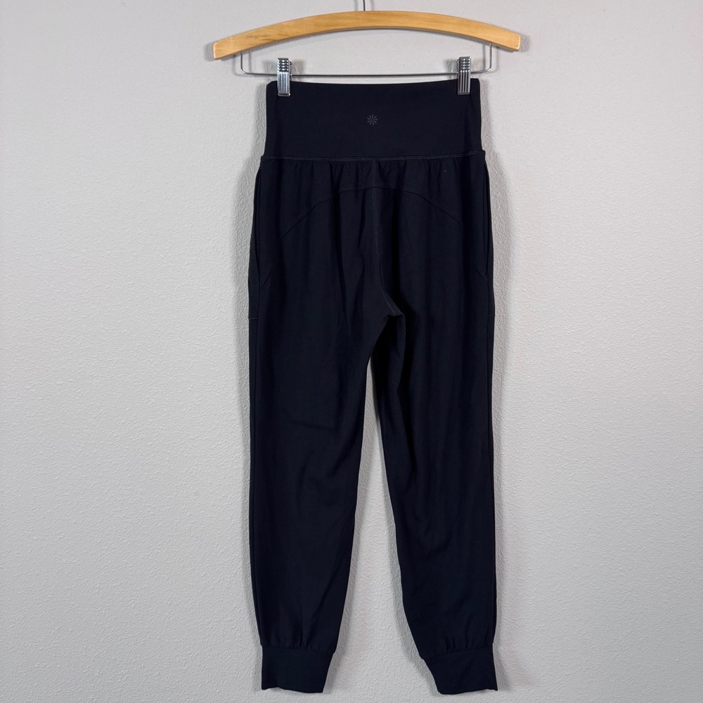 Athleta Salutation Jogger Powervita Black High Rise Yoga Pants Activewear XS